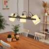 GIBRALTER Pendant Light black, 3-light sources