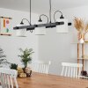 GIBRALTER Pendant Light black, 3-light sources