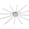 Paul Neuhaus Q-SUNSHINE Ceiling Light LED aluminium, 12-light sources, Remote control