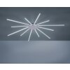 Paul Neuhaus Q-SUNSHINE Ceiling Light LED aluminium, 12-light sources, Remote control