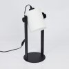 GIBRALTER Table lamp black, 1-light source