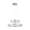 Paul Neuhaus Q-VITO Pendant Light LED silver, 2-light sources, Remote control