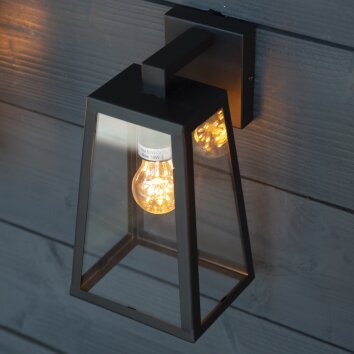 KS Verlichting LUUK Outdoor Wall Light black, 1-light source