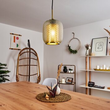 SCONE Pendant Light gold, brass, 1-light source