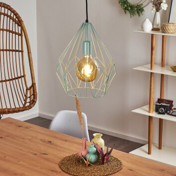 ZAREMBO Pendant Light green, 1-light source