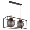 Globo HILKO Pendant Light black, 2-light sources