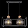 Globo HILKO Pendant Light black, 2-light sources
