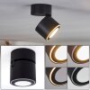APPLETON Ceiling Light LED black, 1-light source