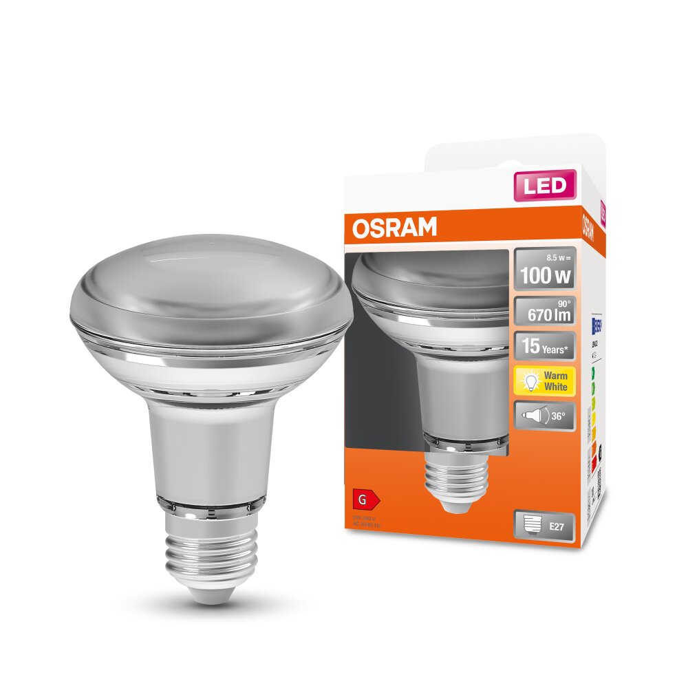 Osram LED E27 9,1 Watt Kelvin 670 Lumen 4058075433267 | illumination.co.uk