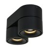 Steinhauer FEZ Ceiling Light LED black, 2-light sources