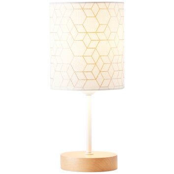 Brilliant GALANCE Table lamp Light wood, 1-light source