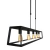 Steinhauer BUCKLEY Pendant Light black, 5-light sources