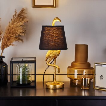 JANINE Table lamp gold, 1-light source