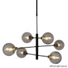 Steinhauer CONSTELLATION Pendant Light grey, black, 6-light sources
