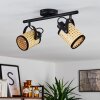BROEKERHAVEN Ceiling Light black, 2-light sources