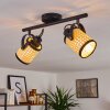 BROEKERHAVEN Ceiling Light black, 2-light sources