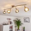WARGA Ceiling Light LED matt nickel, 4-light sources
