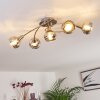 WARGA Ceiling Light LED matt nickel, 5-light sources
