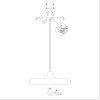 Steinhauer KRISIP Pendant Light black, white, 1-light source