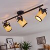 BROEKERHAVEN Ceiling Light black, 3-light sources