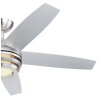 Globo VIVIANA ceiling fan LED matt nickel, 1-light source, Remote control