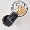 KENIA Wall Light grey, black, 1-light source