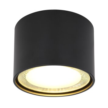 Globo SERENA Ceiling Light LED black, 1-light source
