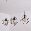 PINGURO Pendant Light black, 3-light sources