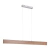 Paul Neuhaus Q-TIMBER Pendant Light LED Light wood, 1-light source, Remote control