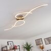 KEREITA Ceiling Light LED matt nickel, 1-light source