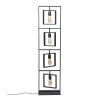 MARCON Floor Lamp black, 4-light sources