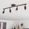 PLANES Ceiling Light LED rust-coloured, 4-light sources