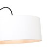 Steinhauer GRAMINEUS Wall Light black, white, 1-light source