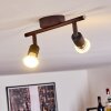 PLANES Ceiling Light LED rust-coloured, 2-light sources