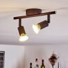 PLANES Ceiling Light LED rust-coloured, 2-light sources