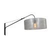 Steinhauer GRAMINEUS Wall Light black, silver, 1-light source