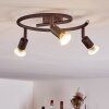 PLANES Ceiling Light LED rust-coloured, 3-light sources