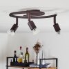 PLANES Ceiling Light LED rust-coloured, 3-light sources