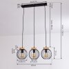 REFRESCO Pendant Light black, 3-light sources