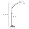 Steinhauer SERENADE Floor Lamp LED stainless steel, white, 1-light source