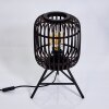 MONGOLEI Table lamp black, 1-light source