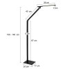 Steinhauer SERENADE Floor Lamp LED black, white, 1-light source