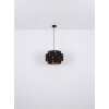 Globo ABBEY Pendant Light black, 1-light source