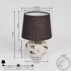 CHIHUL Table lamp black, white, 1-light source