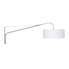 Steinhauer GRAMINEUS Wall Light stainless steel, white, 1-light source