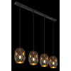 Globo NARRI Pendant Light black, 4-light sources