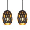 Globo NARRI Pendant Light black, 4-light sources