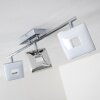 Trio Pontius ceiling spotlight LED chrome, 3-light sources