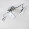 Trio Pontius ceiling spotlight LED chrome, 3-light sources