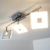 Trio Pontius ceiling spotlight LED chrome, 3-light sources
